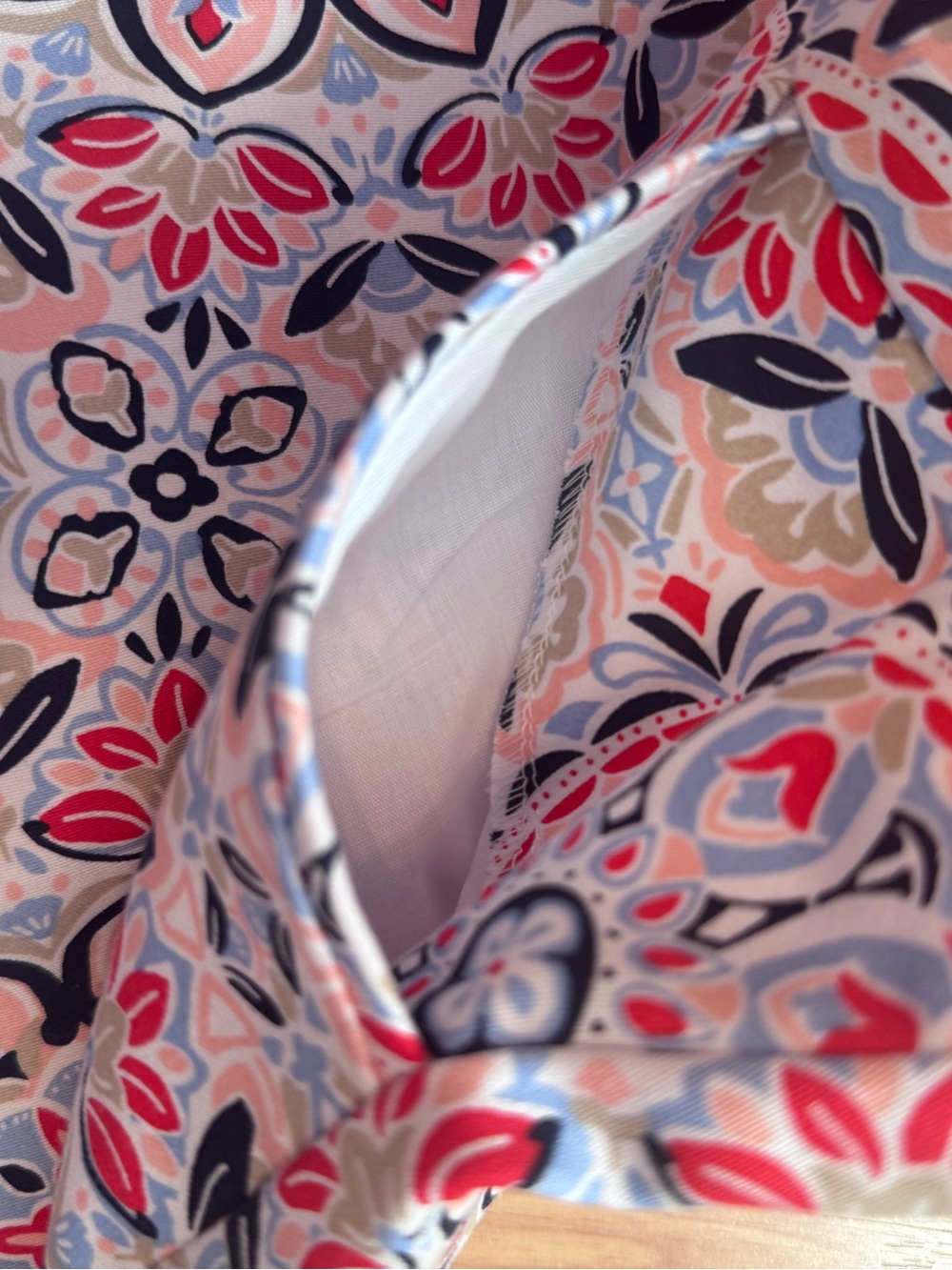 Croft & Barrow Effortless Stretch Skort Size 16 NWT Print Pull-On Pockets - Picture 9 of 9
